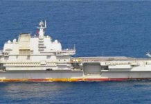 中国近日在南海再次部署战机,辽宁航母编队也经由关岛水域进入南海
