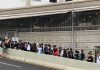 香港反送中请愿者正在美国驻港澚总领馆前