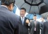 日本护送习近平车队的一警车翻车致 一人轻伤