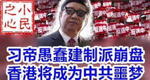 小民之心:习帝愚蠢建制派崩盘 香港将成为中共噩梦