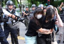 光復上水遊行結束後 示威者與警方爆發多次衝突(2)