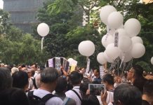 「反送中」逾9千人參加銀髮族靜默遊行 長者青年同行