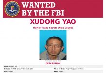 FBI悬赏通缉:姚旭东,中国软件工程师,9项技术产权偷窃罪名!