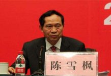 市长书记落马系列15:洛阳市委原书记陈雪枫受贿1.25亿元被判无期