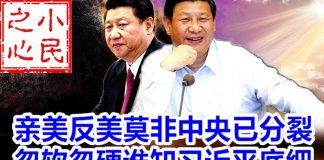 小民之心:亲美反美莫非中央已分裂,忽软忽硬谁知习近平底细?