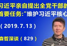 告急?习近平本人亲自提出全党干部的首要任务:“维护习近平的核心地位”.
