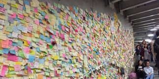 台湾“连侬墙”撑香港凸显民意