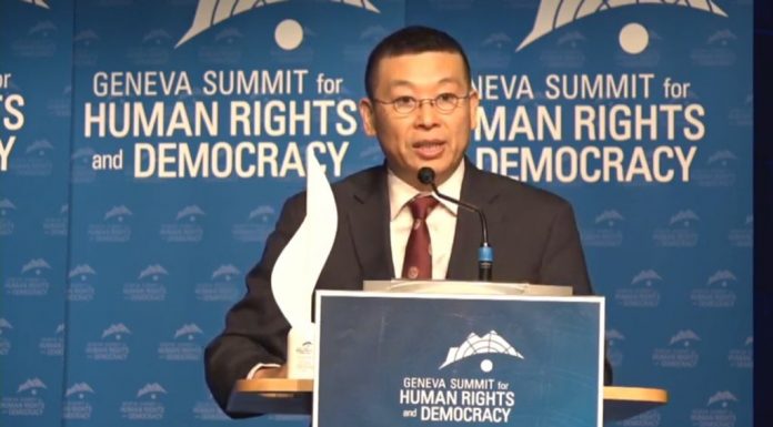 杨建利博士白宫演讲纪念六四 公民行