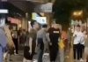 东北黑社会在香港街头威胁市民