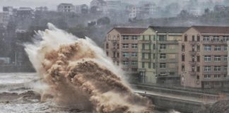 利奇馬颱風重創中國浙江! 民眾哀嚎:像鬼來了一樣