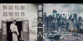 林林七:香港8月18日百万和平游行,大陆人在反思在改变