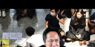 洋访民王春艳、蔡秀玲,在中国驻美大使馆搭帐篷过夜,24小时持续抗议