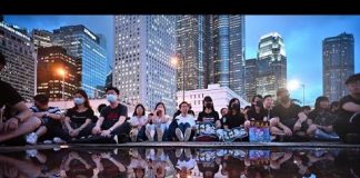 公务员集会抗议香港政府执法不公
