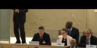 杨建利博士在联合国人权理事会发言实况(被中共代表打断三次)