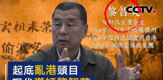 央视开足马力对萍果日报老板黎智英进行人身攻击,岂有此理!