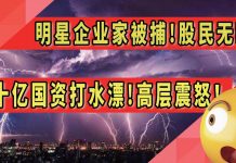 暴风集团董事长冯鑫因涉嫌犯罪被抓!股民无眠!几十亿国资打水漂!高层震怒!