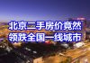 中国网事:中国7月房价最新数据出炉,北京二手房价格领跌一线城市