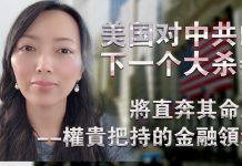 萧茗:美國下一個大殺器:斷絕華爾街給中共輸血,清除美國資本市場的中國公司,凍結中共官員在美資產。
