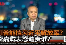 陈小平:李嘉诚表态谴责谁?只有川普能挡习近平解放军?