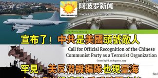 美反潜机编队现踪台海。美军将共军先进武器制作扑克牌供识别,习近平开始享受萨达姆待遇!