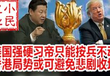 小民之心:香港818决战,美国强硬习帝只能按兵不动 香港局势或可避免悲剧收场