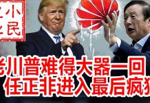 小民之心:老川普难得大器一回 任正非进入最后疯狂