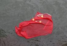 12万人旺角游行 尖沙嘴中共五星旗被丢入海中