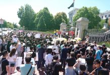 邱家军:華府支持香港818遊行抗議
