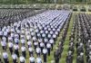 场面壮观可比当年皇军进入南京城,818大游行前夕大陆武警公安联合演练