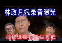 林林七:香港特首林郑月娥录音流出,胡锡进谎言被打脸