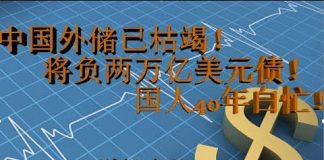 中国真相64:中国外储已耗尽,还将负债两万亿美元!国人40年白忙了