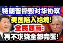 中共造谣系列16:特朗普撕毁对华协议,美国陷入绝境!全民怒骂:再不求饶全都完蛋!