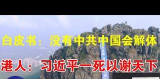 郭宝胜:党国白皮书:没有中共中国会解体;港人:习近平一死以谢天下
