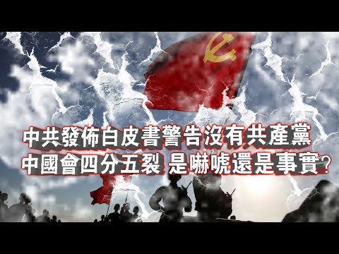 张杰:中共发布白皮书警告没有共产党中国会四分五裂 是吓唬还是事实?