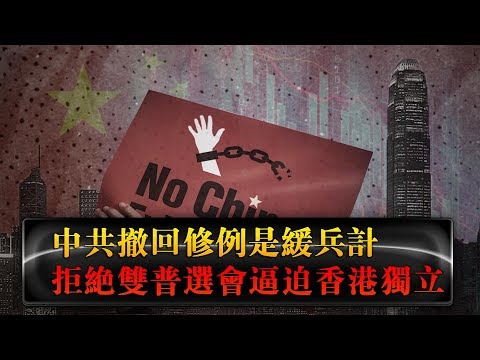 夏业良:中共撤回修例是缓兵计 拒绝双普选会逼迫香港独立