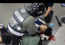 【9.7大埔警方疯狂打人】9月7日,香港防暴警察在大埔站对毫无反抗的青年人疯狂殴打