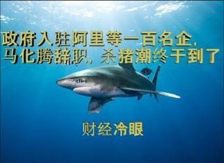财经冷眼:政府入驻阿里等一百民企,马化腾辞职,杀猪潮终于到了!