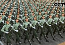 厉害了我的国:民兵方队阅兵演练