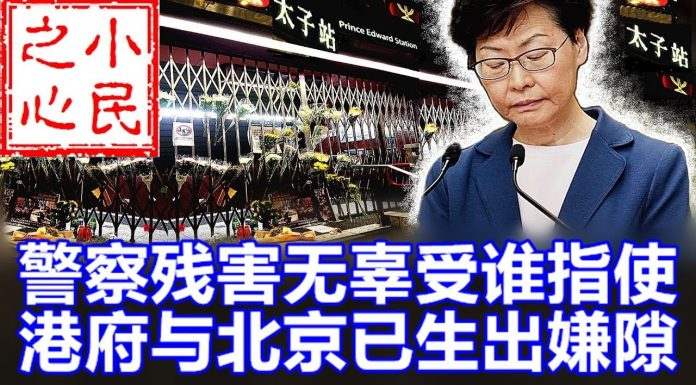 小民之心:林郑内部讲话泄露:警察残害无辜受谁指使 港府与北京已生出嫌隙