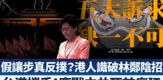 新唐人:假让步真反扑?港人识破林郑阴招/台港携手!应战中共死前疯狂