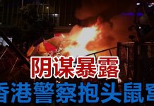 港警“执法犯法” 举例2:港警伪装成抗议者,殴打和逮捕抗议民众,被发现后抱头鼠窜
