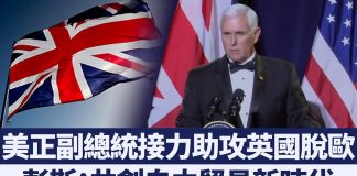 美正副总统接力助攻英国脱欧彭斯:共创自由贸易新时代