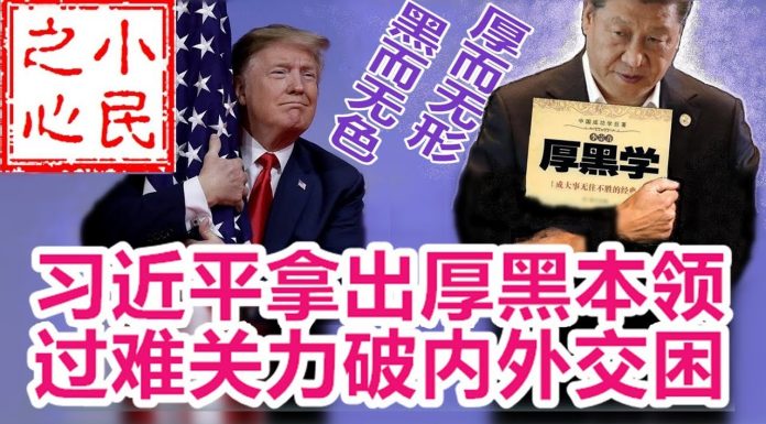 小民之心:习近平拿出厚黑本领 过难关力破内外交困