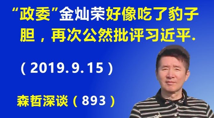 江森哲:“政委”金灿荣好像吃了豹子胆,再次公然批评习近平,这是怎么回事?