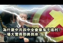 张杰:为什么中共四中全会像鬼子进村?一场大雷雨即将到来!