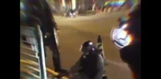 海风:残忍致极,香港警察把抓到的示威者用脚踩入下水道