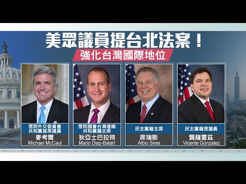 美眾議員提台北法案! 強化台灣國際地位|直擊紐約撐香港!