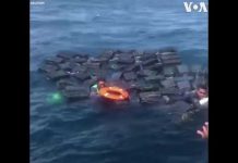 美国之音:哥伦比亚毒贩遇沉船事故 获军方解救,查获了1.2吨可卡因