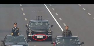 诡异!十一大阅兵罕见惊现一辆幽灵车尾随 网友惊呼中共大事不妙