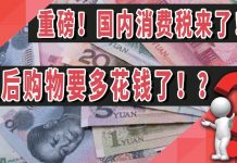 太阳财富:重磅!国内消费税来了!?以后购物要多花钱了!?